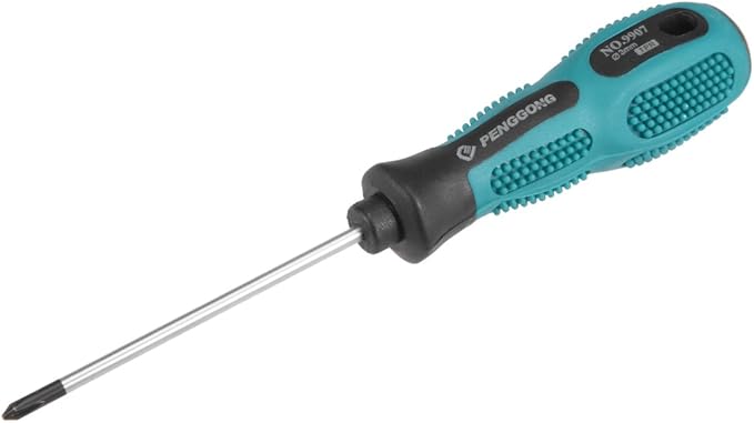 uxcell #0 Phillips Screwdriver 3 Inch Round Shaft Non Slip Comfortable Handle