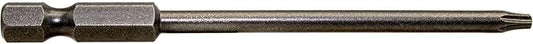 T10 Torx/Star Driver Bit - T10 x 3-1/2" Torx/Star Drive Quick Change Shank Bit for Screws and Fasteners