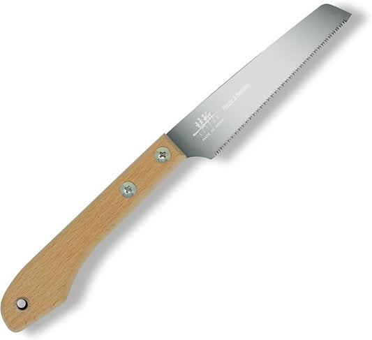 SUIZAN Small Hand Saw 5" Blade for Plastic & Bamboo - Compact Japanese Pullsaw Single Edge Woodworking Tools