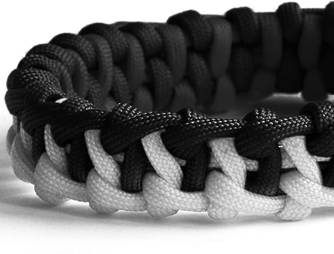 Reflective Paracord 550 lb, 7 Strand Paracord Rope 50ft 4mm, Nylon Parachute Cord for Camping, Lake Blue