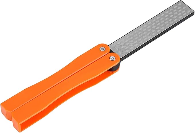 Folding Knife Sharpener, 400/600 Grit Knife Sharpener, Folding Double Sided Stone for Outdoor Camping Garden Kitchen, Sharpener Stone