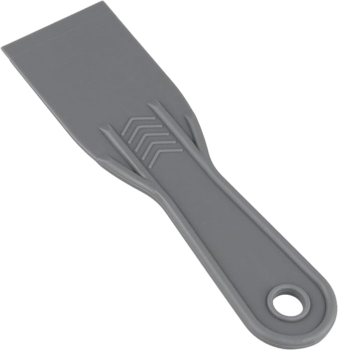 HAKZEON 50 PCS Plastic Putty Knife, 2 Inch Grey Drywall Scraper, Flexible Spreader Spackle Tool for Spackling Patching