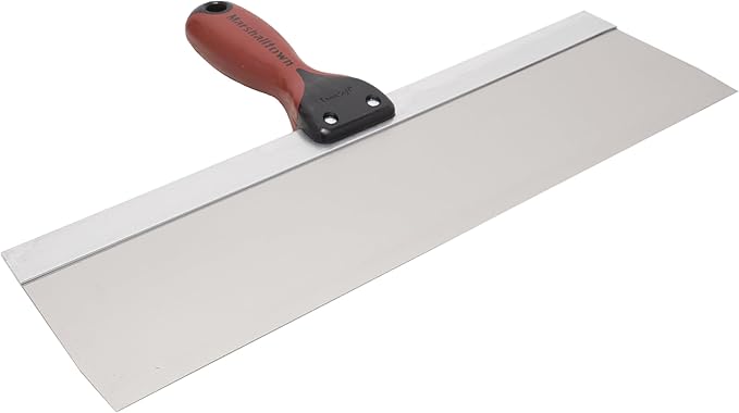 MARSHALLTOWN DuraSoft II Taping Knife, 14 Inch Stainless Steel Blade, For Drywall Finishing, 4514SD