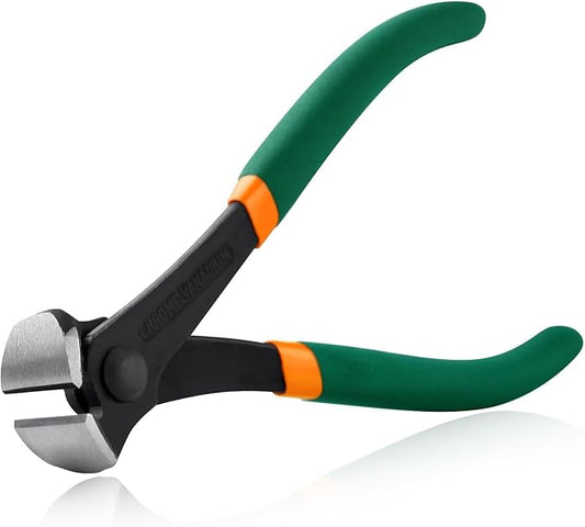SPEEDWOX Nail Puller 6 Inch End Cutting Pliers, Nail Remover Nail Pliers End Cut Nippers End Snips For Pulling Nails Or Cutting Wires Wire Cutter End Cutter Pliers Staple Remover Tool