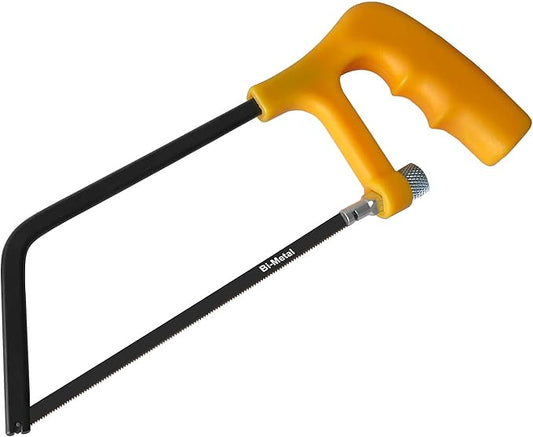 6-inch Mini Hacksaw Frame- 150 mm Cutting Hand Saw with Bi-metal Blade