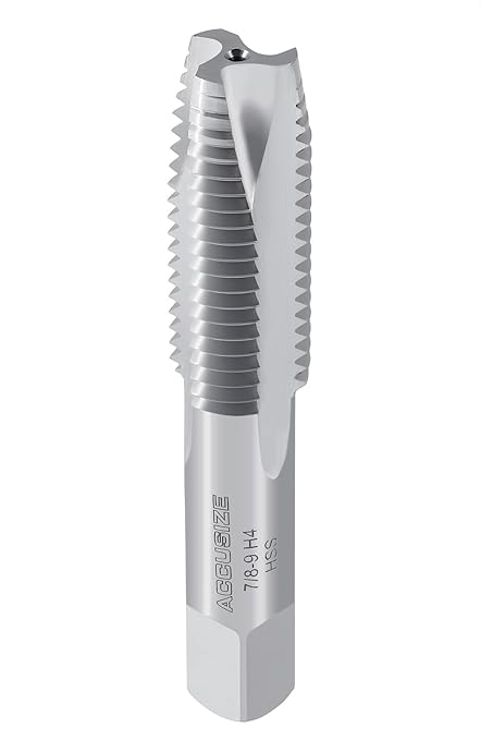 Accusize Industrial Tools SPT-7/8-9 H.S.S. Spiral Point Tap, 7/8-9NC