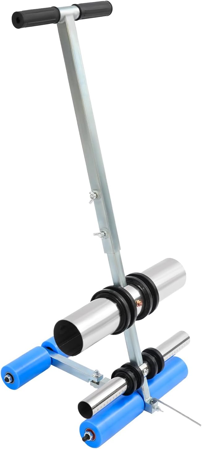 Floor Tape Marking Machine, Manual Tape Line Marker with Adjustable Spacing, Manual Floor Tape Applicator for Parking Lot, Sports Court, Decoration Protection and Laying