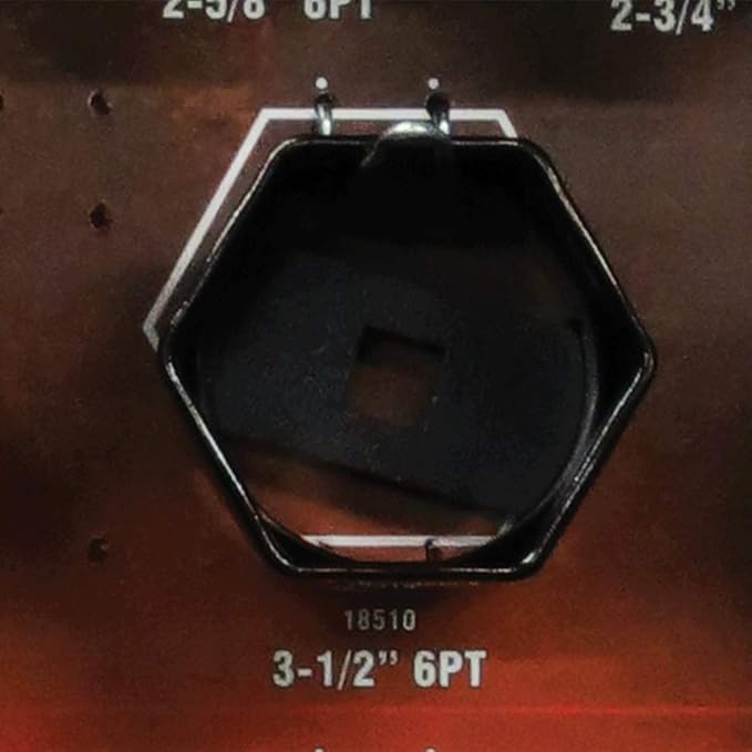 AFF Axel Nut Socket Display, 6 and 8 pt, 18500P
