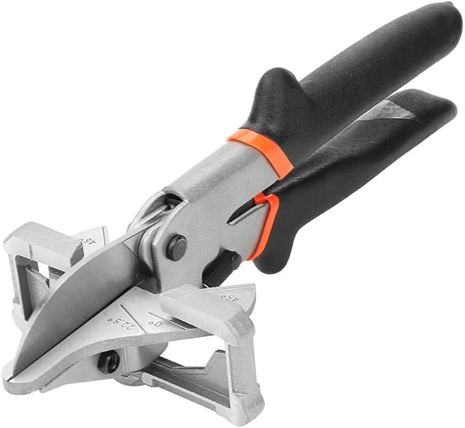 Angle Scissors Multi Angle Shear 0째-135째Adjustable Multi Purpose Cutter GT-W01 Trim Shear for Cutting Rubber Strip, Plastic Strip and Trunking