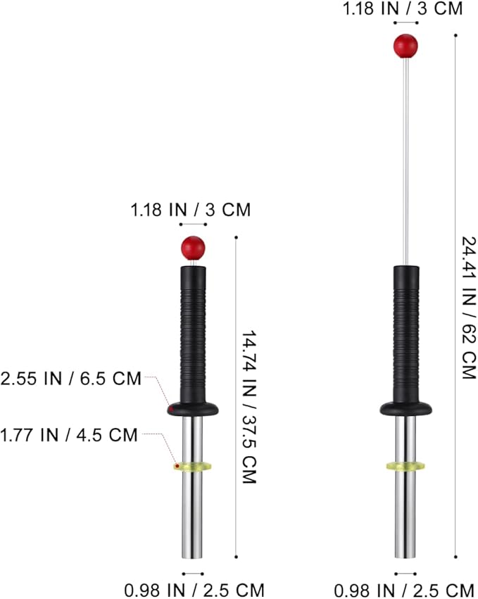 Magnetic Pick Up Tool With Release : Magnetic Chip Collector Retrieving Baton Swarf Sweeper for Pickup Nails, Screws, and Metal Scraps