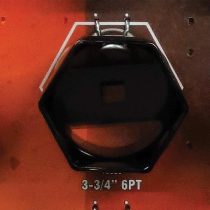 AFF Axel Nut Socket Display, 6 and 8 pt, 18500P