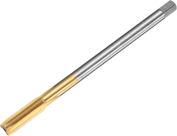 uxcell Metric Thread Tap M7 x 0.5 H2 100mm Straight Flute Screw Thread Milling Machine Taps Threading Tapping Repair Tool
