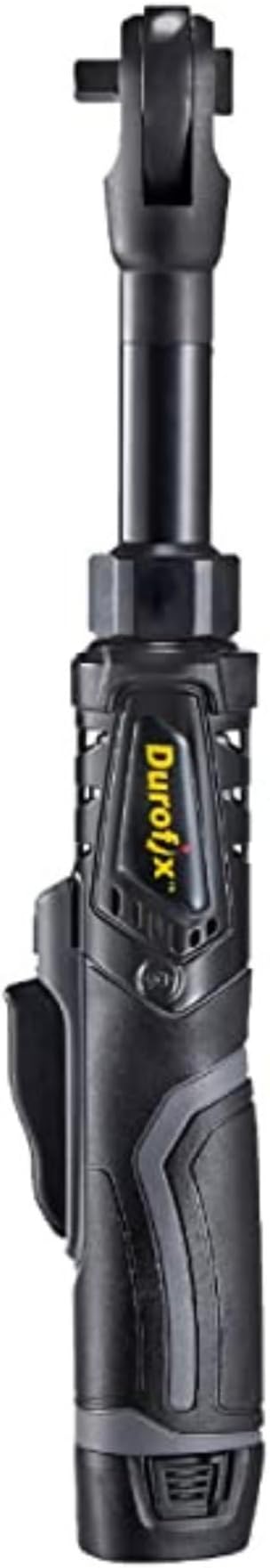 Durofix G12 Series 12V Li-ion Cordless 3/8” 60 ft-lbs. Extended Ratchet Wrench Tool Kit, 12V Cordless Ratchet Wrench, Variable Speed & LED Light (RW1216-32 - 2 Battery Pack)