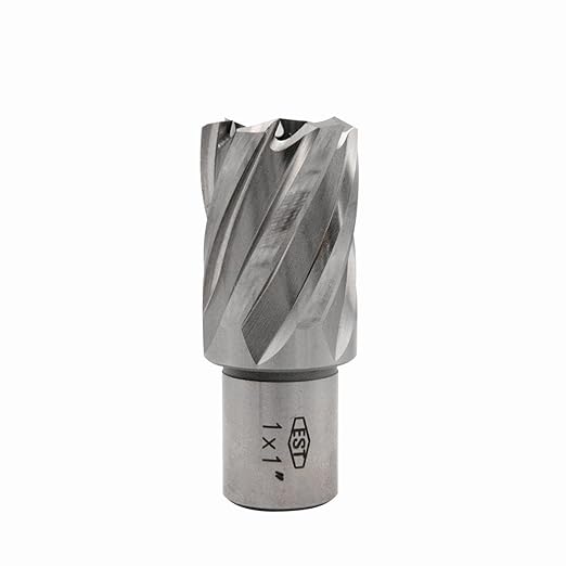 EST HSS M2AL Annular Cutter 1" DOC with 3/4" Weldon Shank for Magnetic Drill Press (D1" X 1")