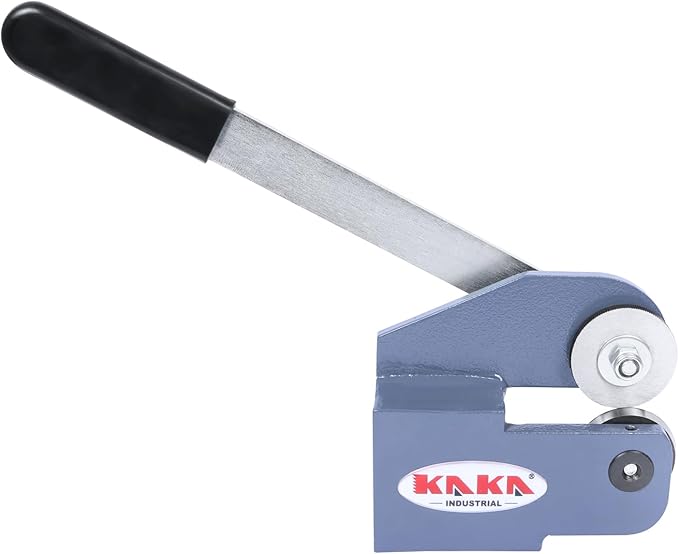 KAKA Industrial Throatless Sheet Metal Shear,22-Gauge Bench Top Manual Cutter MMS-1 for Steel Plate, Fabrication and Hobby Tool