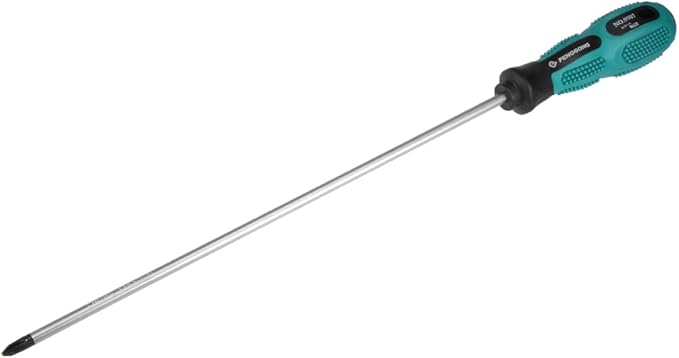 uxcell #2 Phillips Screwdriver 12 Inch Round Shaft Non Slip Comfortable Handle