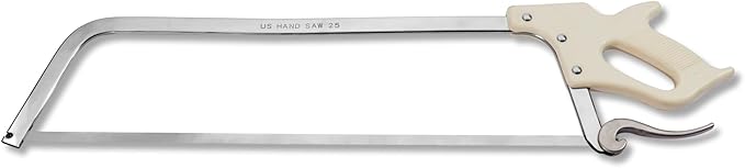 KATA Meat Saw for Butchering at Home: 25-inch Handsaws Bone Saw for Butchering - Butcher Saw for Meat Bone Cutting with SK5 Blade - Frozen Meat Processing Bone Saw, Processed Livestock and Game