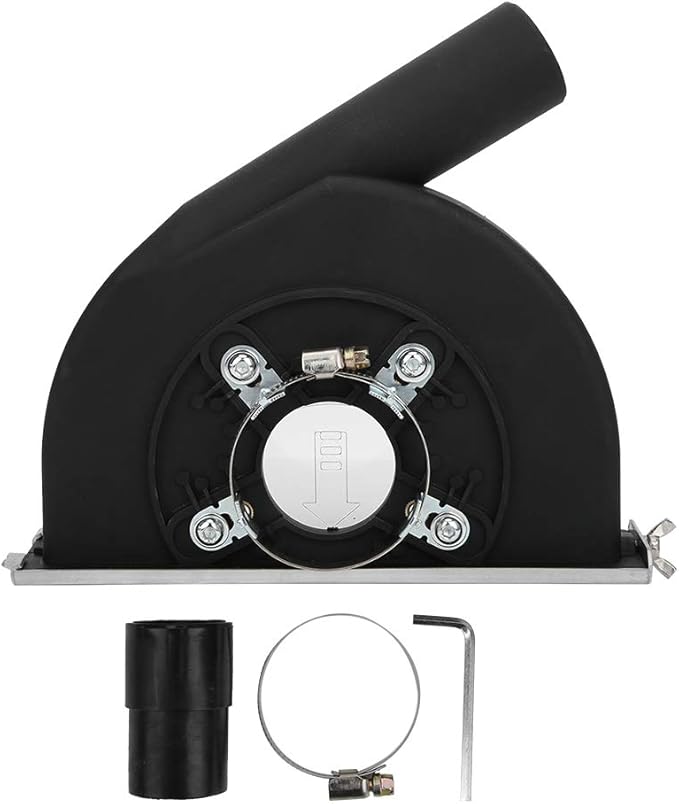 Angle Grinder Dust Shroud, Grinding Cutting Protective,Shroud Dust Collection Attachment Saw Blades Cover,for 150/156/160/180mm Blade