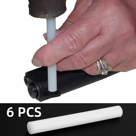 6 Pack Nylon Drift Punch Rod for Glock and Colt 1911 Sight, Non-marring Polymer Sight Removal Tool for Dovetail Style Front/Rear Sight