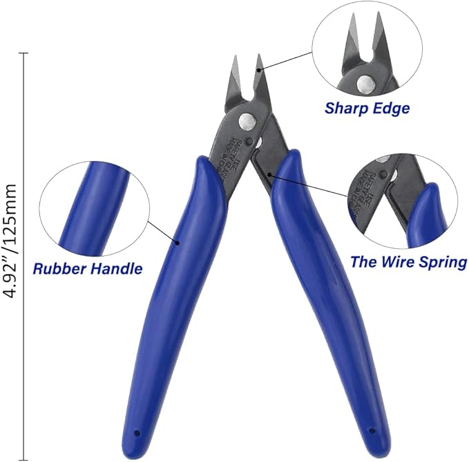 Professional Solder Assist Tool Solder Auxiliary Tool Double Sided Aid Repair Soldering kit with Wire Cutter for Soldering and Desoldering (12 Pieces)