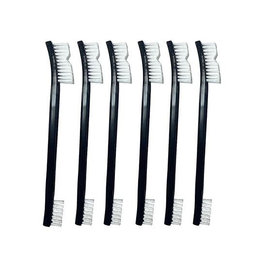6-Pack Ultimate Detailing Brush Set: Heavy-Duty Nylon & Wire Brushes for Cars, Kitchens & Tight Spaces ??Ergonomic Grip, Non-Scratch Bristles