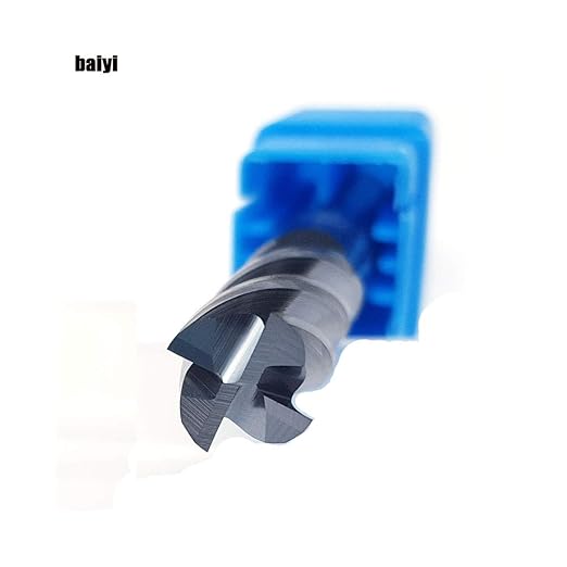 1/4" Carbide Square End Mill, HRC 45 Deg Single End 4 Flute AlTiN Coating Mill Bits