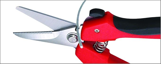 Ascend Tools 8 inch Heavy Duty Professional Spring Loaded Multipurpose Angled Edge Shears