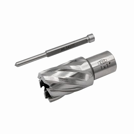 EST HSS M2AL Annular Cutter 1" DOC with 3/4" Weldon Shank for Magnetic Drill Press (D1" X 1")