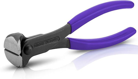 Bates- Nail Puller, 7 Inch, Royal Purple, Nail Remover Tool, Cutting Pliers, Carpenter Tools, Staple Puller, End Cutting Pliers