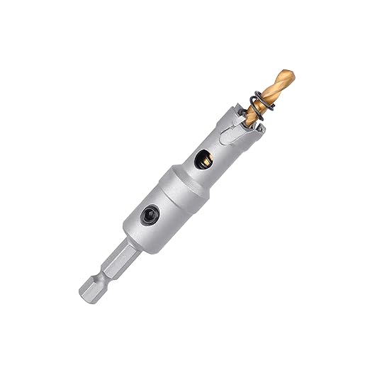 14mm (5/9 inch) Carbide Hole Saw, Hex Shank, Stainless Steel, Sheet Metal, Aluminum Alloy, Iron, Metal, Wood