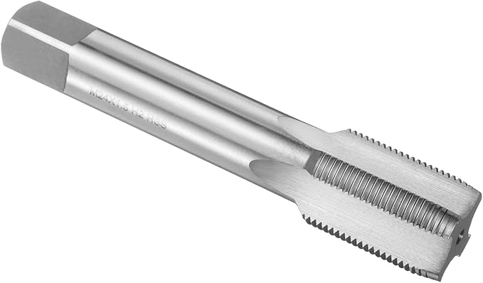 uxcell Hand Plug Tap M24 x .5 H2 Metric Thread Plug Style Taps Straight Flute Screw Tapping Threading Tool High Speed Steel HSS6542