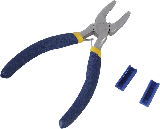 Precisions Flat Nose Pliers Including 2 Replacement Jaw For Technicians And Hobbyists Jaw Pliers