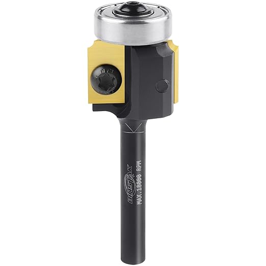 1/16" Radius Insert Roundover Router Bit 1/4" Shank, Replaceable Carbide Insert Edge Forming Roundover Bit Bead Rounding Over Edging Bit Wood CNC Router Bits