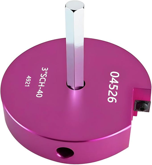 PVC Pipe Reamer Kit 1 PCS 3"(PPR300) for SCH 40 CPVC & ABS Plastic Fittings ??Fits 1/2" Drills with 3/8" Hex Shaft ??Ideal for Exhaust, Drain & Water Pipe Cleaning, Durable & Heavyduty