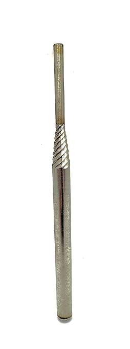 Porting Mandrel 12", CR-9-12 Premium High Speed Steel Coarse Thread Extra Shank Length Cartridge & Spiral Roll Mandrel, 1/8" Pilot Diameter x 1" Pilot Length x 1/4" Shank x 12" Length