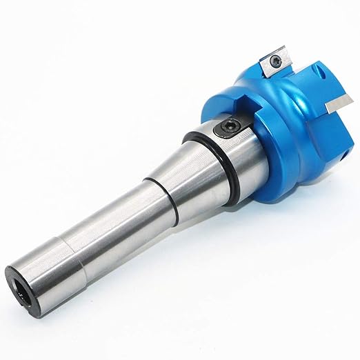 2.5 Inch Face Milling Cutter Aluminum 400R 63MM CNC End Milling Cutter Holder + R8-FMB22 Shank Face Shell Mill Arbor + 4pcs APKT1604 Carbide Inserts + 8mm Hexagon Wrench + T15 Wrench CNC Machine Tools