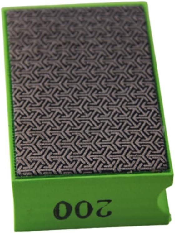 Diamond Sanding Blocks 200 Grit Diamond Hand Polishing Pad Electroplated Polishing Hand Pads Hand-Held Sanding Block For Stone,Ceramic,Glass