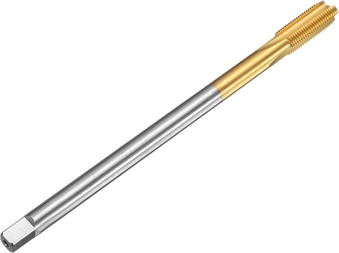 uxcell Metric Thread Tap M10 x 1 H2 150mm Straight Flute Screw Thread Milling Machine Taps Threading Tapping Repair Tool