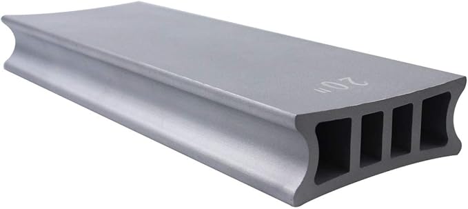 Guyker Two-Way Radius Sanding Block for Fret Leveling Fingerboard - Aluminum Sanding Beam Luthier Tool for Guitar & Bass Repair & Maintenance CNC Machined (1 Piece, Radius 9.5??+ 20??