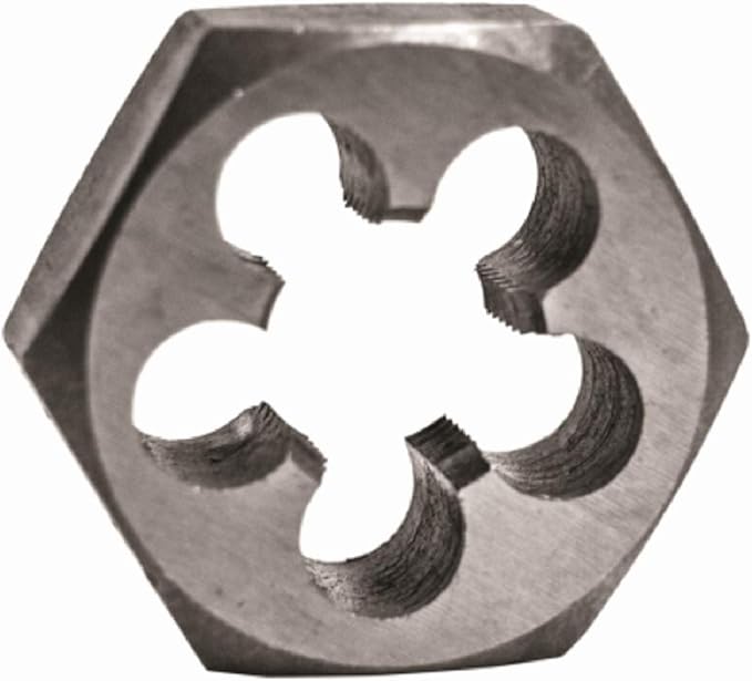 Century Drill & Tool, 98213, 5/8-11 NC, Hex Die, Precision Cut External Threads, High Carbon Alloy Steel