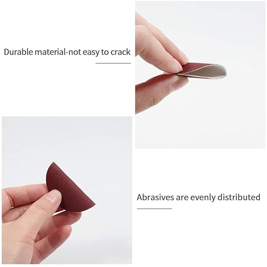 SPEEDWOX Hook and Loop Sanding Discs 100pcs 2 inch 600 Grit Sandpaper for Sanders Drill Grinder Rotary Tools Attachment Woodworking Wood Auto, No Hole