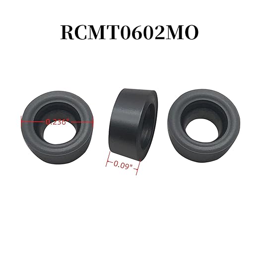 3/8??1/2" SRACR SRACL SRDCN1010/1212 H06 Lathe Turning Holders Lathe Turning & Profiling Tool Holder with RCMT0602 Round Carbide Milling Inserts (3pcs 1/2??Holders with Gray Inserts)