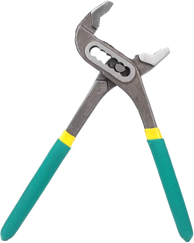 Water Pump Pliers, Heavy Duty Adjustable 45# Steel Plumbing Pliers with Pipe Wrench for Plumbers and Industrial Use (20.3cm/8in)