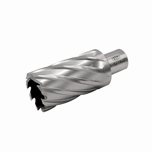 HSS M2AL Annular Cutter 2" DOC with 3/4" Weldon Shank for Magnetic Drill Press by EST (D1-5/16" X 2")