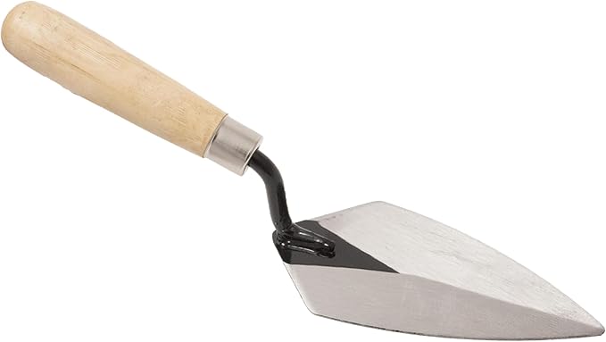 MARSHALLTOWN QLT Pointing Trowels, Wood Trowel Handle, 178mm Length, 76mm Width, Non-Slip Handle, 925
