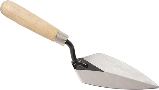 MARSHALLTOWN QLT Pointing Trowels, Wood Trowel Handle, 178mm Length, 76mm Width, Non-Slip Handle, 925