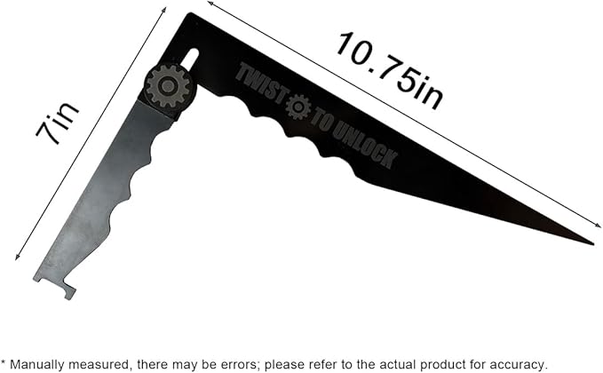 Advanced Folding Rescue Tool for First Responders, The Ultimate Multi-Purpose Leverage Solution, Compact & Highly Portable