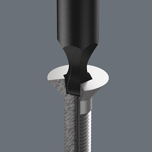 Wera 05118089001 Kraftform Micro 2052 Ballhead Hexagon Electronics Precision Screwdriver, 1.3mm Head, 60mm Blade Length