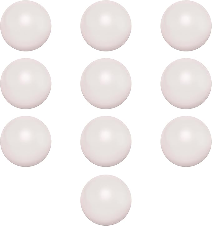 Stress Balls for Adults, 10 pack, Hand Exercise, Perfect For Your Desk, Office, or Home, White