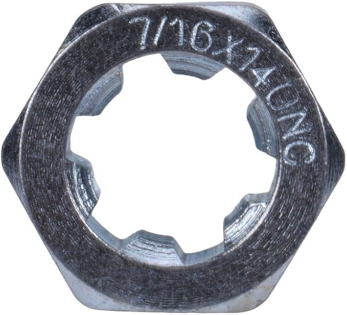 Century Drill & Tool, 92908, 7/16-14 NC, National Coarse Fractional Right Hand Rethreading Die, High Carbon Steel, Fix Damaged Bolts or Studs
